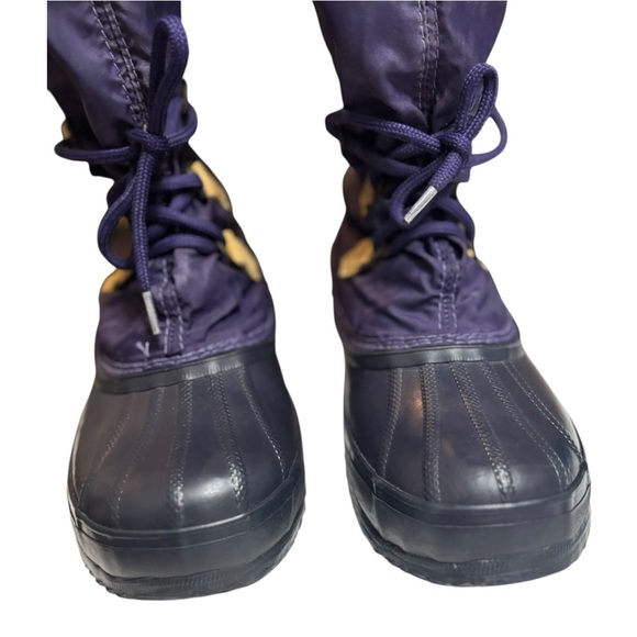 Sorel SnowLion Purple Winter Boots Women’s Size 8 Felt Lined Snow Boots - Picture 4 of 13